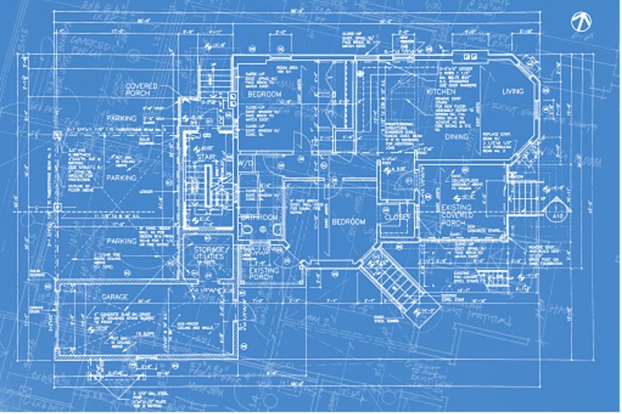 Planning blueprint concept stock preview