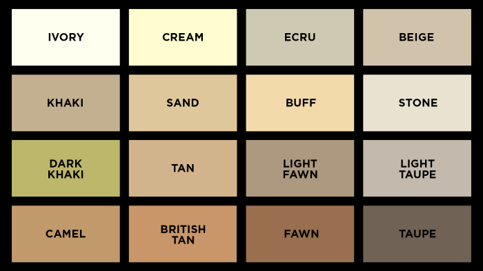 Warna khaki sebenarnya seperti apa?