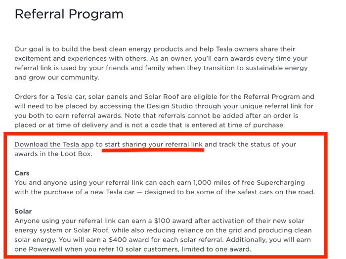 Referral viral loops